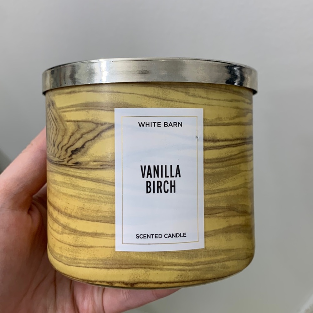 New Bath and Body Works Candle Vanilla Birch